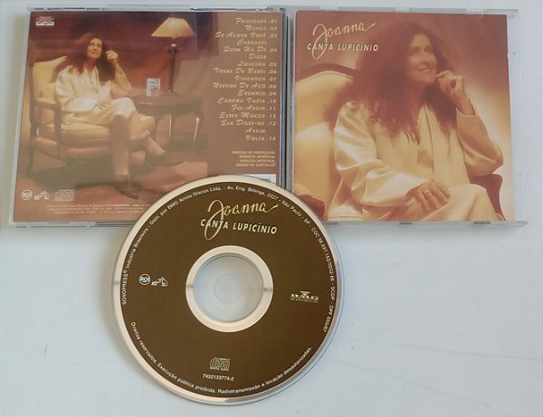 Cd Joanna Canta Lupicínio Interprete Joanna [usado]