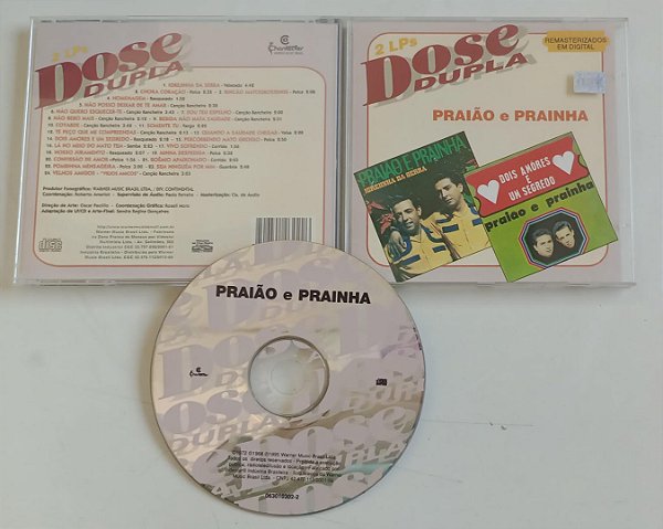 Cd Dose Dupla - Igrejinha da Serra / Dois Amôres e um Segredo Interprete Praião e Prainha (1995) [usado]