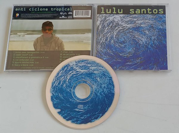 Cd Anti Ciclone Tropical Interprete Lulu Santos (1996) [usado]