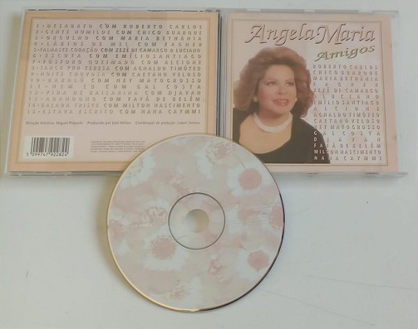 Cd Amigos Interprete Angela Maria com Vários Artistas [usado]