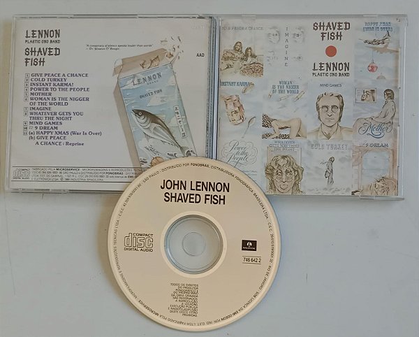 Cd Shaved Fish [ John Lennon ] Interprete Lennon Plastic Ono Band (1988) [usado]