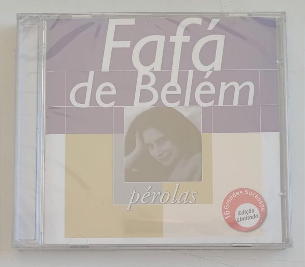 Cd Pérolas - 16 Grandes Sucessos Interprete Fafá de Belém (2000) [novo]