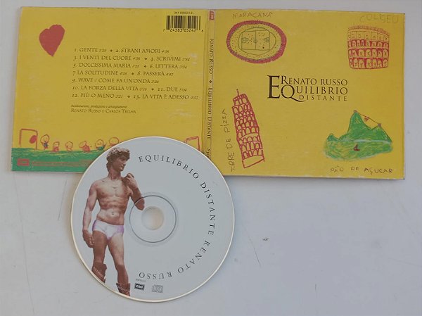Cd Equilibrio Distante Interprete Renato Russo (1995) [usado]