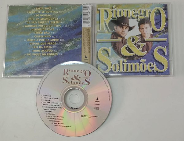 Cd o Amor Supera Tudo - Rionegro e Solimões Interprete Rionegro e Solimões [seminovo]