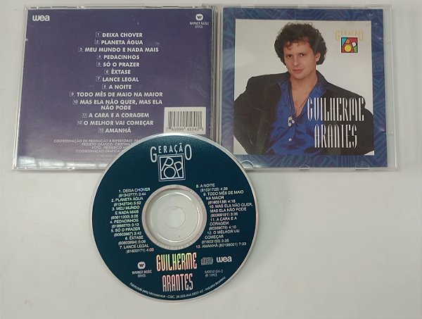 Cd Geração Pop Interprete Guilherme Arantes (1993) [usado]