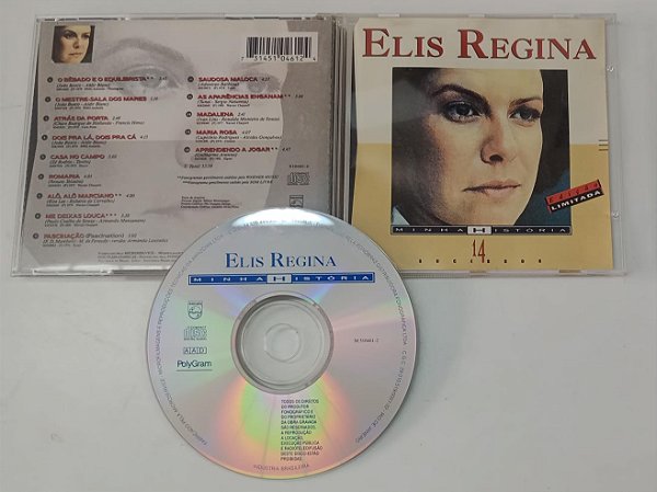Cd Minha História - 14 Sucessos de Elis Regina Interprete Elis Regina [usado]