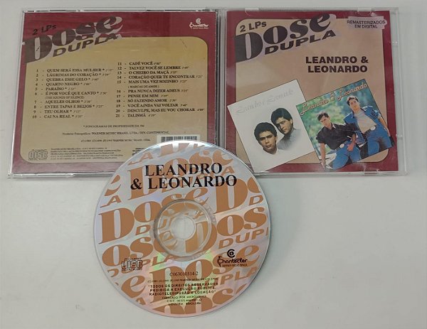Cd Dose Dupla - Leandro e Leonardo Interprete Leandro e Leonardo (1995) [usado]