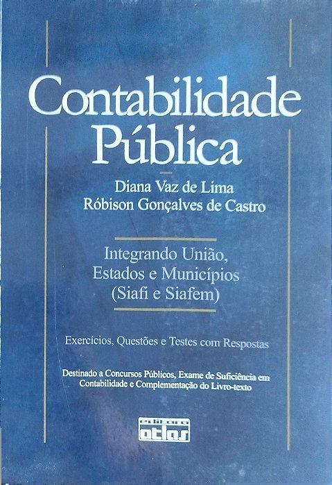 Livro Contabilidade Pública Autor Lima, Diana Vaz de (2004) [usado]