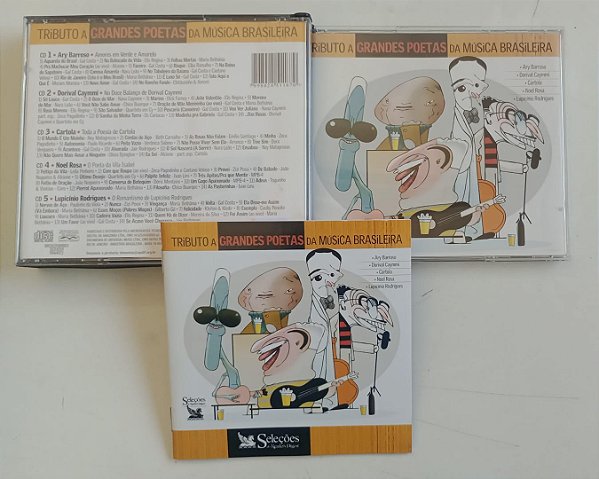 Cd Tributo a Grandes Poetas da Música Brasileira Interprete Vários Artistas (2003) [seminovo]