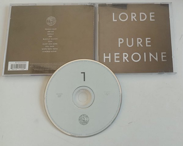 Cd Pure Heroine Interprete Lorde (2013) [seminovo]