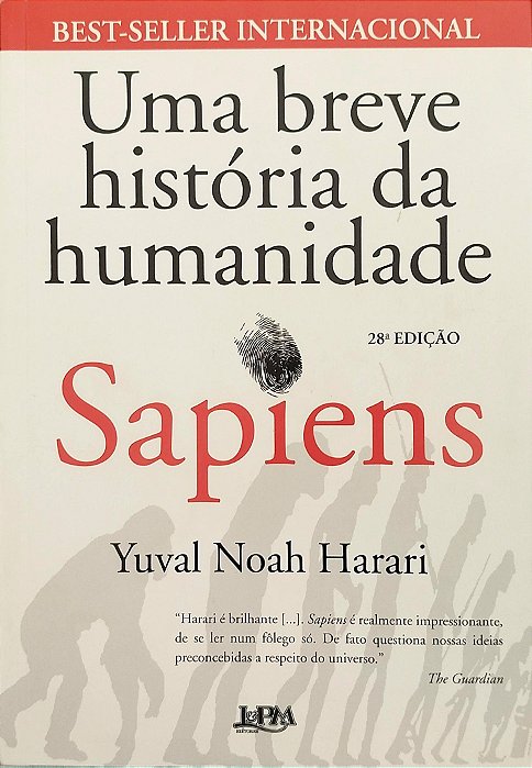 Livro Sapiens: Uma Breve História da Humanidade Autor Harari, Yuval Noah (2017) [seminovo]