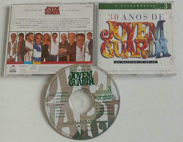 Cd 30 Anos de Jovem Guarda Interprete Vários Artistas (1995) [usado]