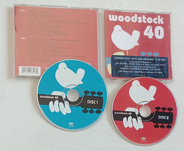 Cd Woodstock 40 [ 2 Cds - Importado] Interprete Vários Artistas (2009) [seminovo]