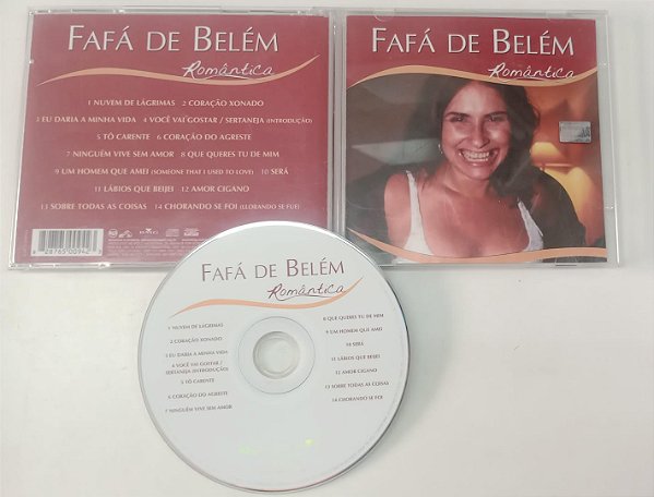 Cd Romântico Interprete Fafá de Belém (2003) [usado]