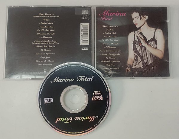 Cd Marina Total Interprete Marina Lima (1994) [usado]