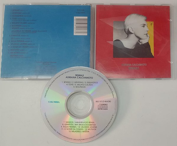 Cd Senhas - Adriana Calcanhoto Interprete Adriana Calcanhoto [usado]