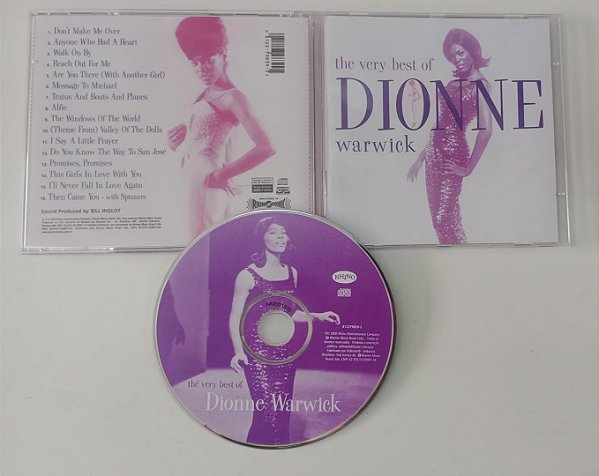 Cd The Very Best Of Dionne Warwick Interprete Dionne Warwick (2000) [seminovo]