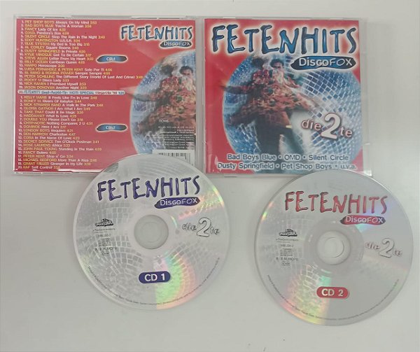 Cd Fetenhits Disco Fox [coletânea Música Eletrônica] Interprete Vários Artistas (1998) [usado]