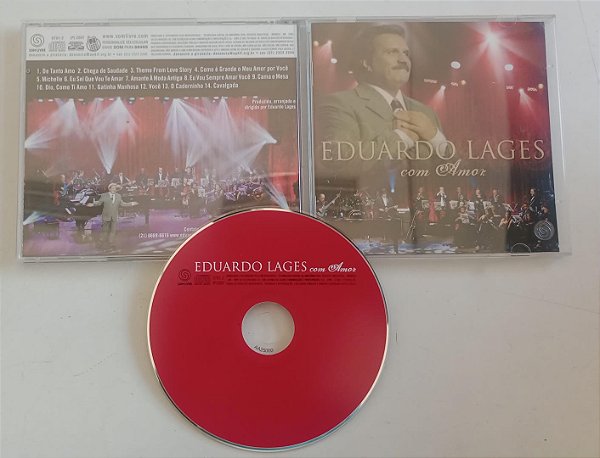 Cd Eduardo Lages com Amor Interprete Eduardo Lages (2007) [usado]