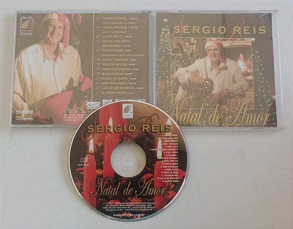 Cd Natal de Amor Interprete Sérgio Reis (2004) [seminovo]