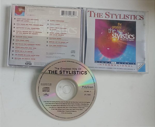 Cd Minha História Internacional [coletânea] - The Stylistics Interprete The Stylistics (1995) [usado]