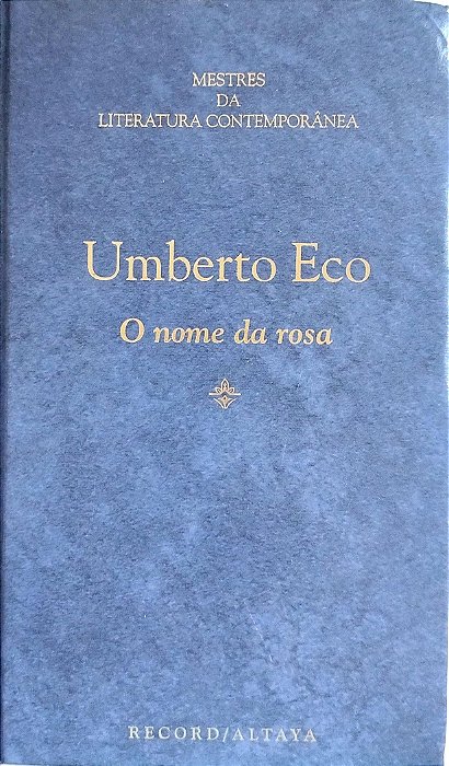 Livro o Nome da Rosa Autor Eco, Umberto (1995) [seminovo]