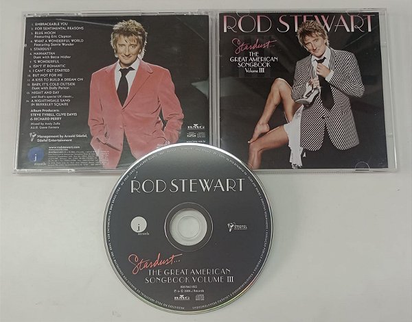 Cd Star Dust... The Great American Songbook 3 Interprete Rod Stewart (2004) [seminovo]