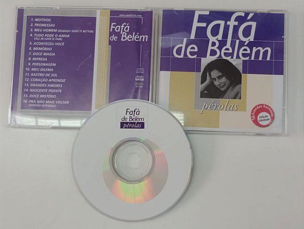 Cd Pérolas [16 Grandes Sucessos] Interprete Fafá de Belém (2000) [seminovo]