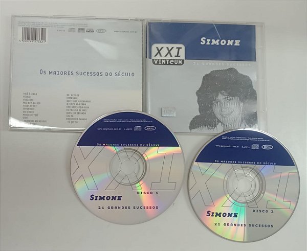 Cd 21 Grandes Sucessos [coletânea - 2 Cds] Interprete Simone [usado]
