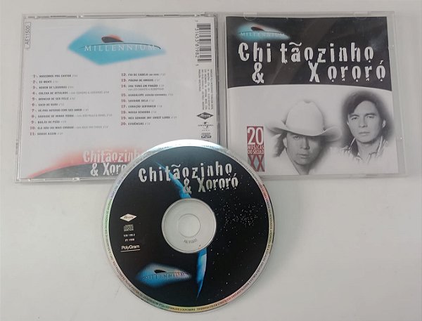 Cd Millennium [coletânea] Interprete Chitãozinho e Xororó (1998) [usado]