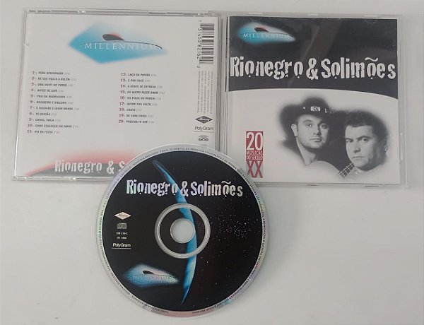 Cd Millennium [coletânea] Interprete Rionegro e Solimões (1998) [usado]