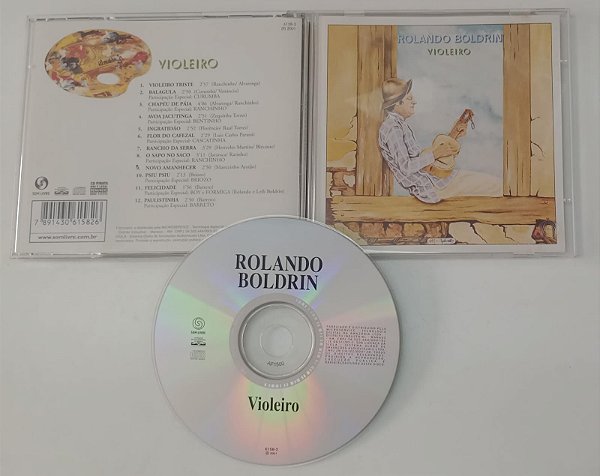 Cd Violeiro Interprete Rolando Boldrin (2001) [usado]