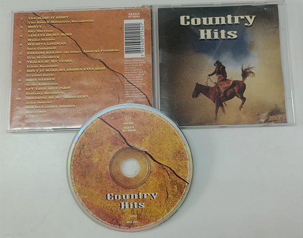Cd Country Hits Interprete Vários Artistas (1996) [usado]