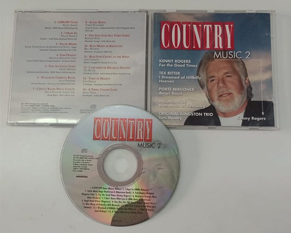 Cd Country Music 2 - Coleção Caras Interprete Vários Artistas (1997) [usado]