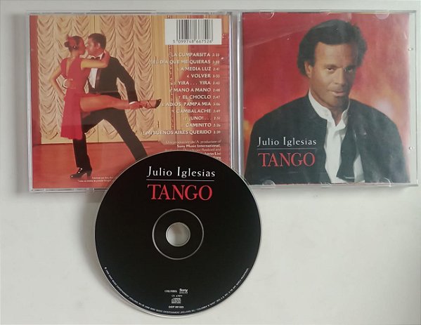 Cd Tango Interprete Julio Iglesias (1996) [usado]