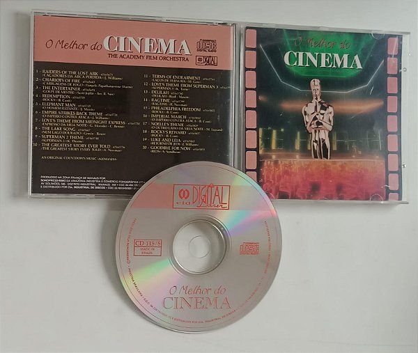 Cd o Melhor do Cinema Interprete The Academy Film Orchestra [seminovo]
