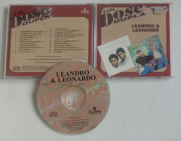 Cd Dose Dupla - Leandro e Leonardo Interprete Leandro e Leonardo (1995) [usado]