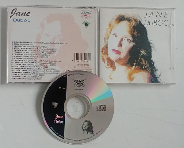 Cd Jane Duboc Interprete Jane Duboc (1993) [usado]