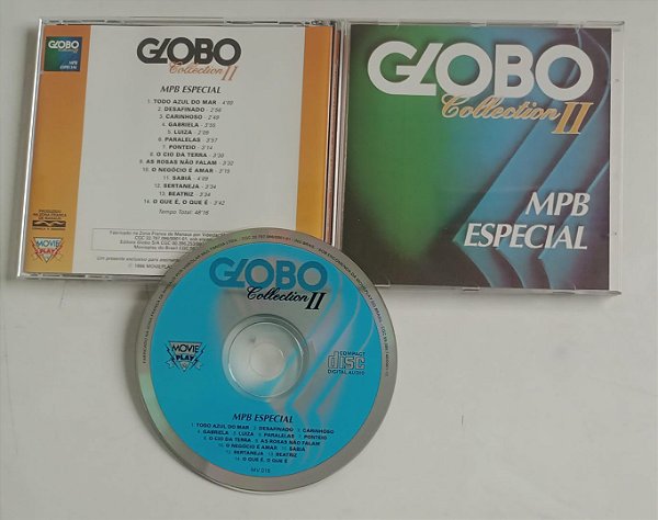 Cd Mpb Especial - Globo Collection 2 Interprete Vários Artistas (1996) [usado]
