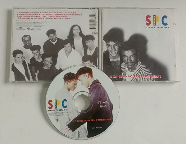 Cd o Samba Não Tem Fronteiras Interprete Só Pra Contrariar (1995) [usado]