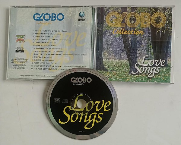Cd Love Songs - Globo Collection Interprete Vários Artistas [seminovo]