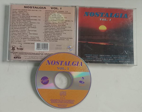 Cd Nostalgia Vol. 1 Interprete Vários Artistas (1994) [usado]