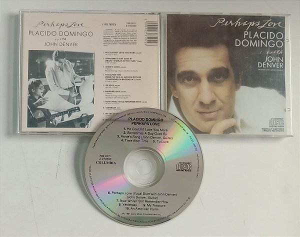 Cd Perhaps Love Interprete Placido Domingo, John Denver [usado]