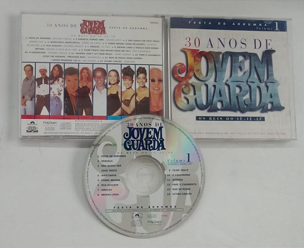 Cd 30 Anos de Jovem Guarda Interprete Vários Artistas (1995) [usado]