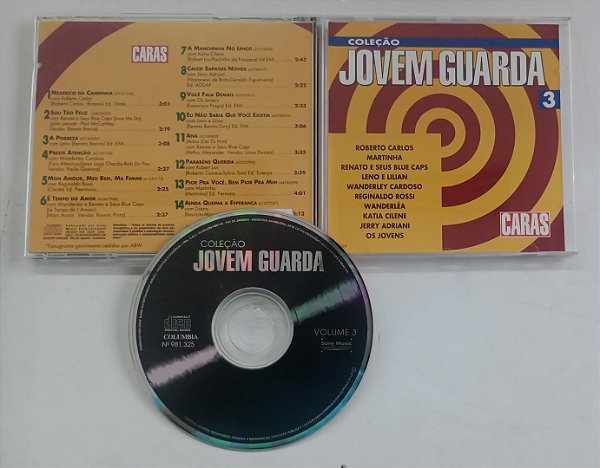 Cd Jovem Guarda 3 - Coleção Caras Interprete Vários Artistas [seminovo]
