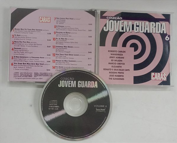 Cd Jovem Guarda 6 - Coleção Caras Interprete Vários Artistas [seminovo]