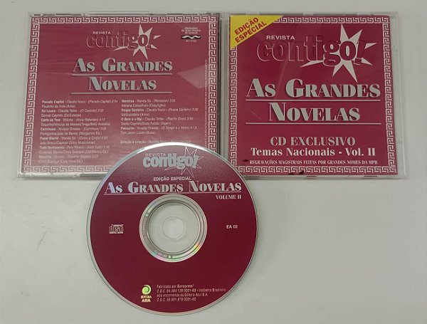 Cd Temas Nacionais de Novelas e Minisséries 2 Interprete Vários Artistas [seminovo]