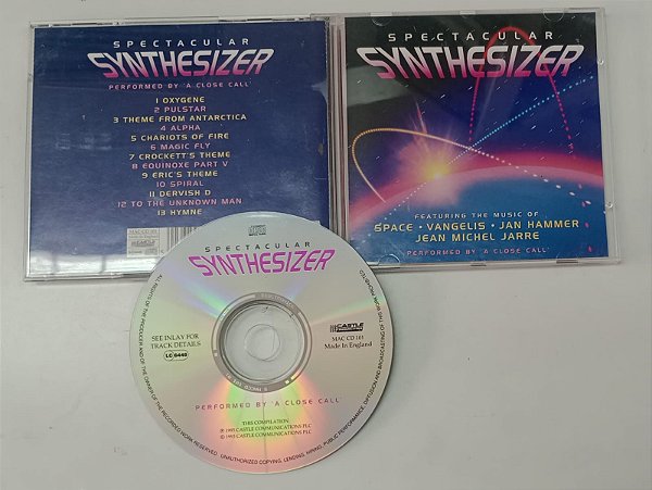 Cd Spetacular Synthesizer Interprete a Close Call (1995) [usado]