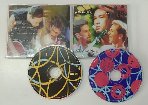 Cd Vamo Batê Lata - ao Vivo Paralamas Interprete Paralamas do Sucesso (1995) [usado]