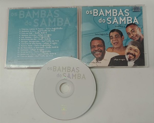 Cd os Bambas do Samba Interprete Vários Artistas (2001) [usado]